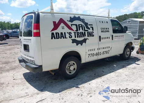 2015 Chevrolet Express 2500 Work Van from USA, damaged, VIN 1GCWGFFF8F1103870